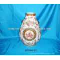 White Porcelain 14.3" Decal Classic Vase